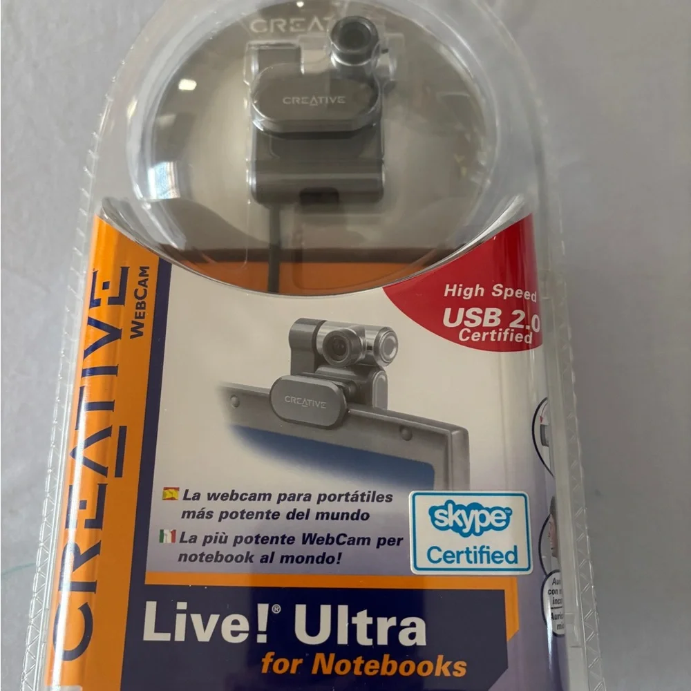 Creative Silver Webcam for Laptops